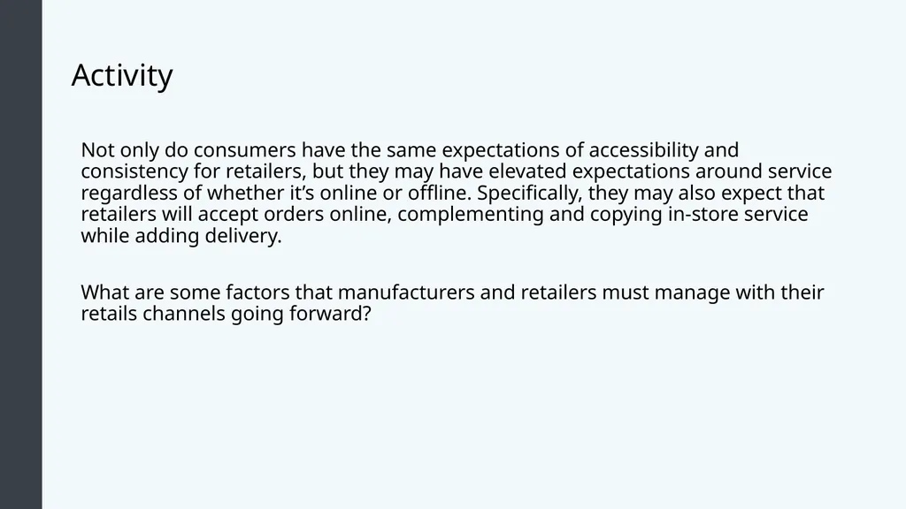 Retail Management Module 3: Multichannel Retail - slide 4 of 25
