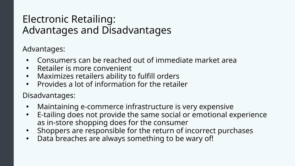 Retail Management Module 3: Multichannel Retail - slide 17 of 25