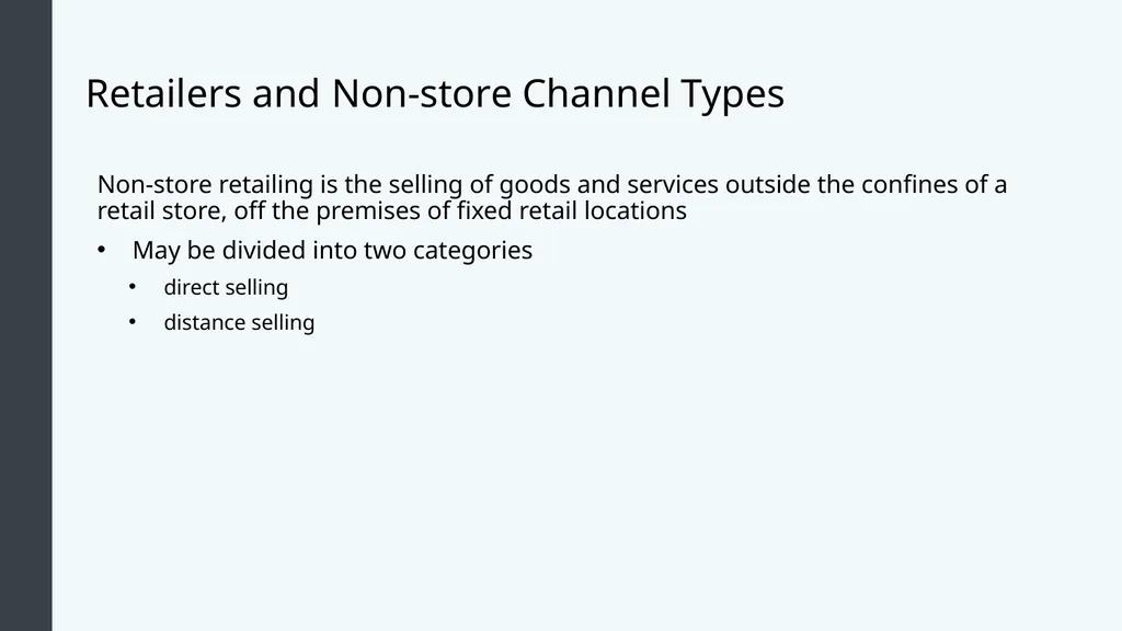 Retail Management Module 3: Multichannel Retail - slide 11 of 25