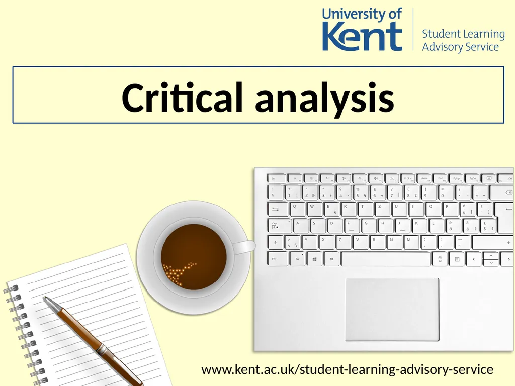 Critical analysis - slide 1 of 11