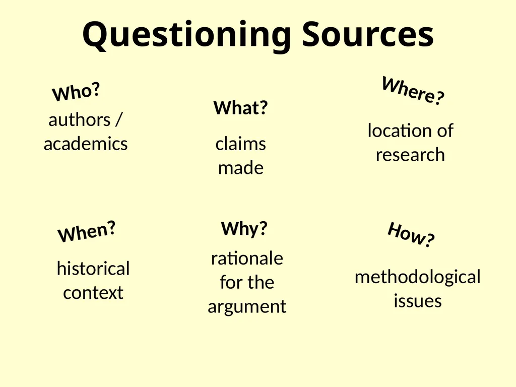 Critical analysis - slide 7 of 11