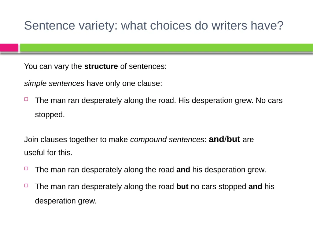 SENTENCE BUILDING Using sentences to interest and - slide 9 of 14