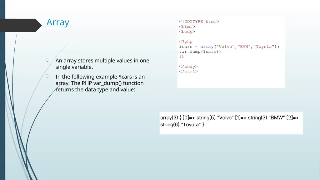 SEEM 4540 Tutorial 4 Basic PHP based on w3Schools - slide 13 of 22