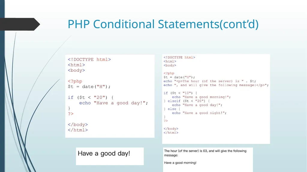 SEEM 4540 Tutorial 4 Basic PHP based on w3Schools - slide 16 of 22