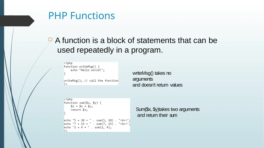 SEEM 4540 Tutorial 4 Basic PHP based on w3Schools - slide 19 of 22