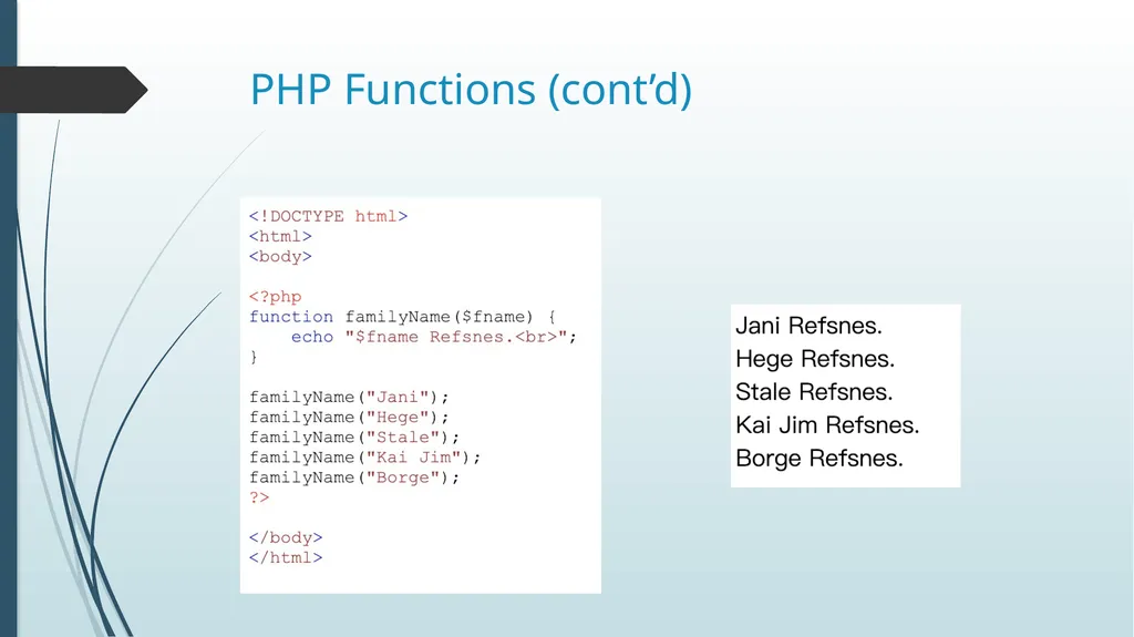 SEEM 4540 Tutorial 4 Basic PHP based on w3Schools - slide 20 of 22