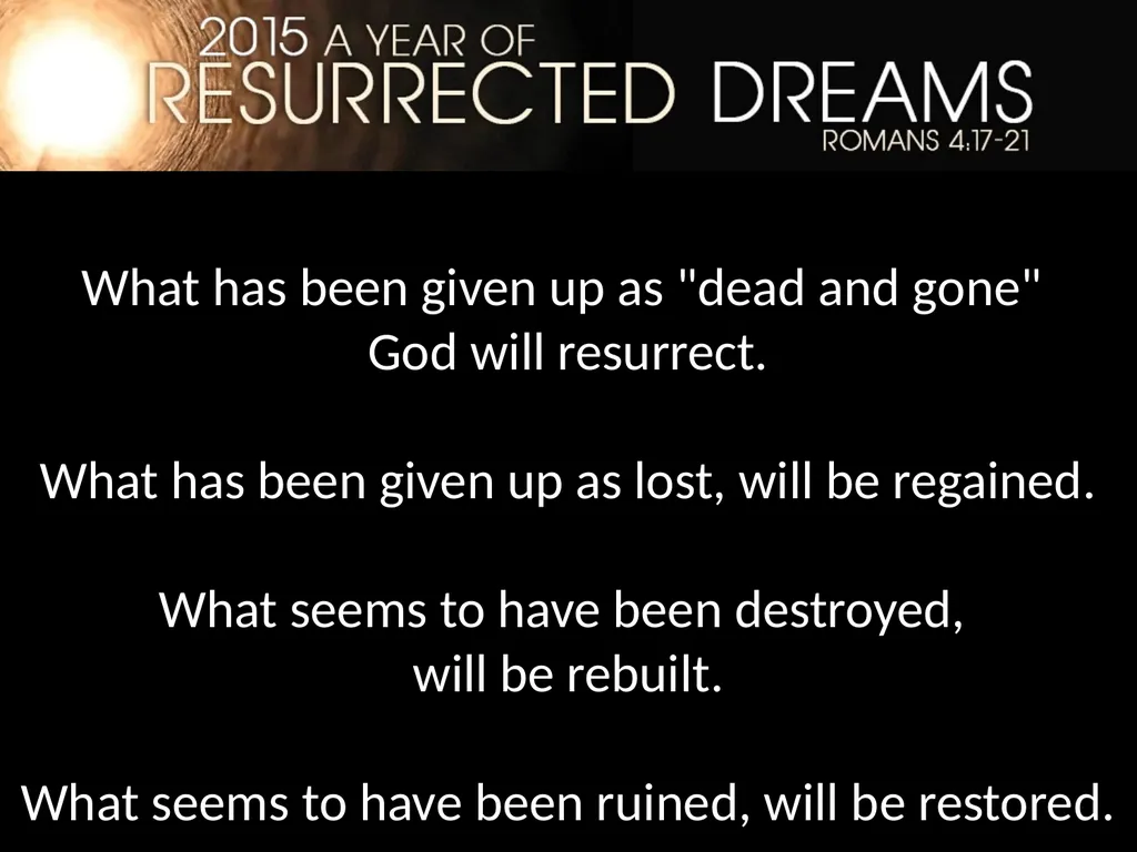 Sometimes we go through seasons, where it seems - slide 13 of 32