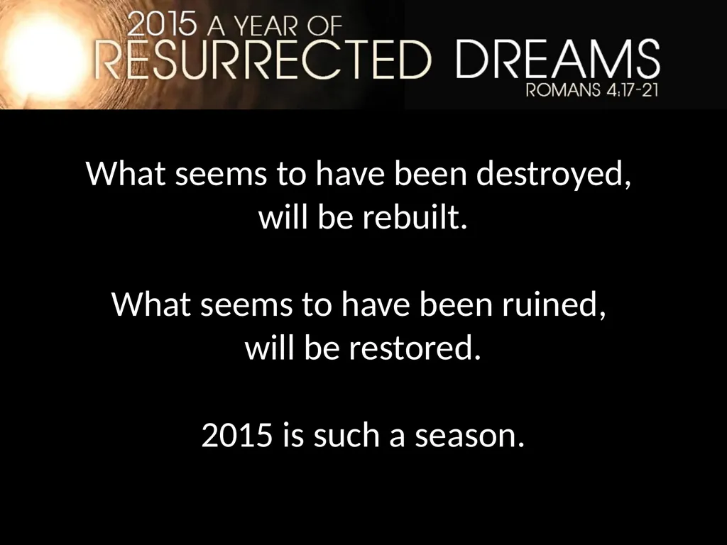 Sometimes we go through seasons, where it seems - slide 6 of 32