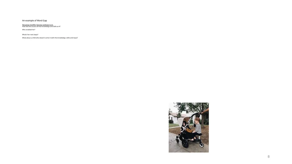 Narrowing the Gap in Early Years Closing the gap - slide 8 of 17