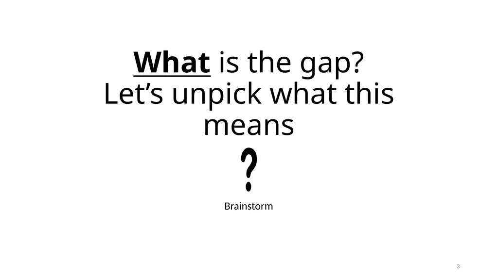 Narrowing the Gap in Early Years Closing the gap - slide 3 of 17