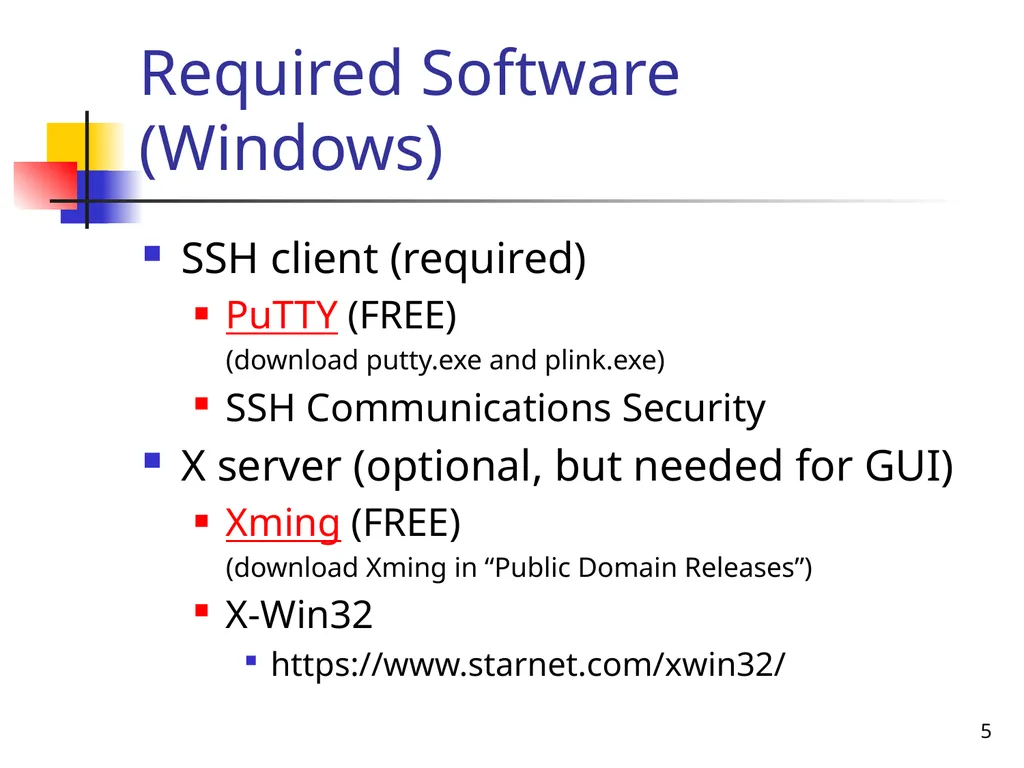 1 SEEM3460 Tutorial Unix Introduction 2 - slide 5 of 19