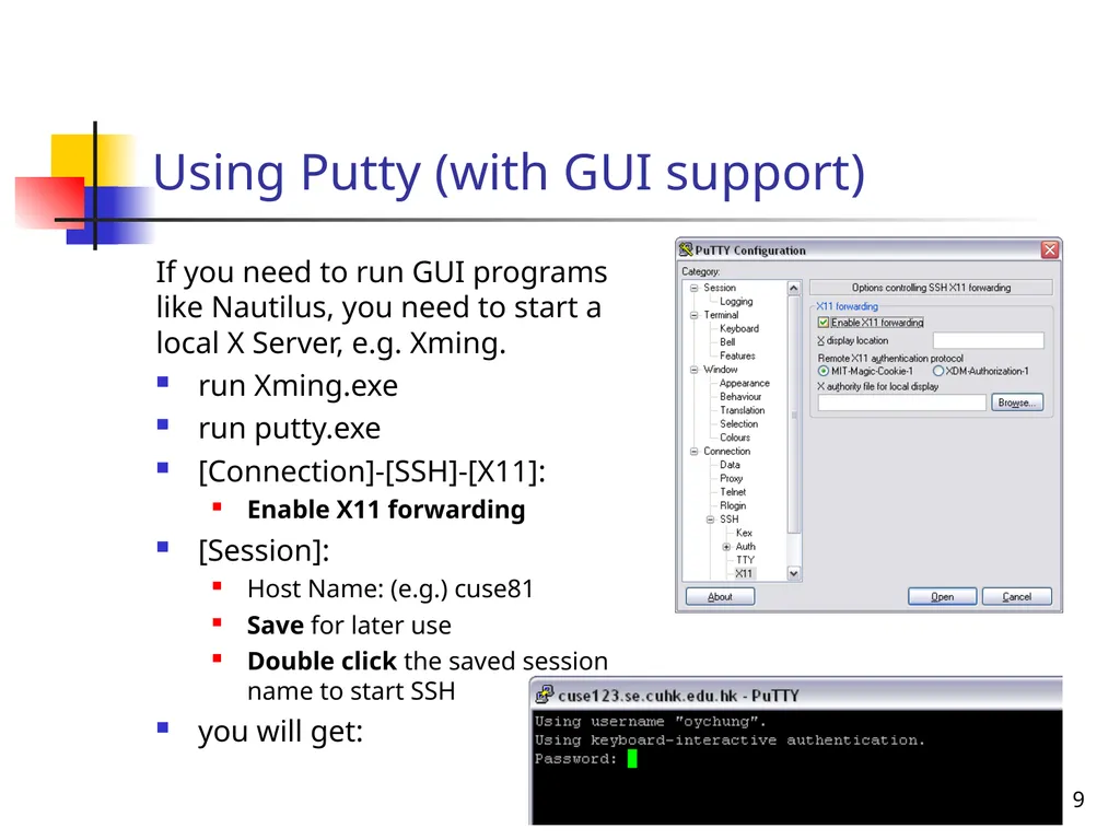 1 SEEM3460 Tutorial Unix Introduction 2 - slide 9 of 19