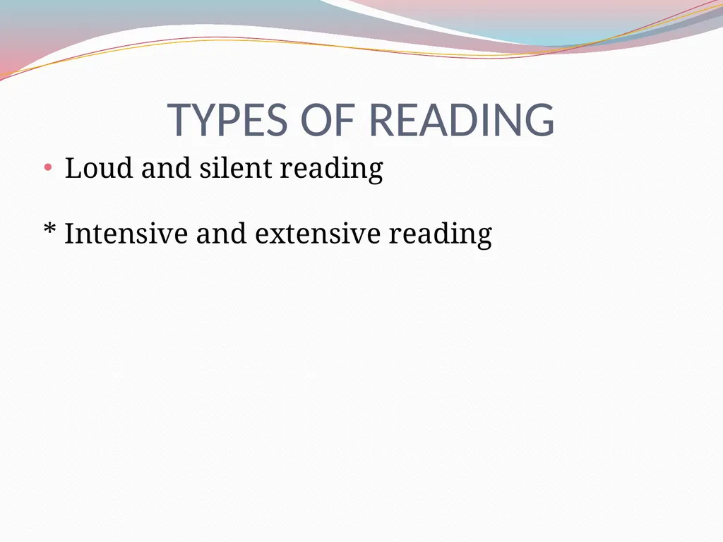 Ways we read… skimming extensive intensive - slide 5 of 13