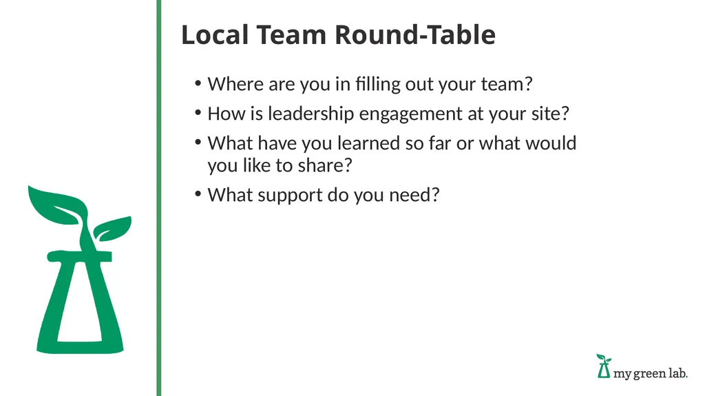 Global Team Kickoff Roles & Responsibilities - slide 7 of 9