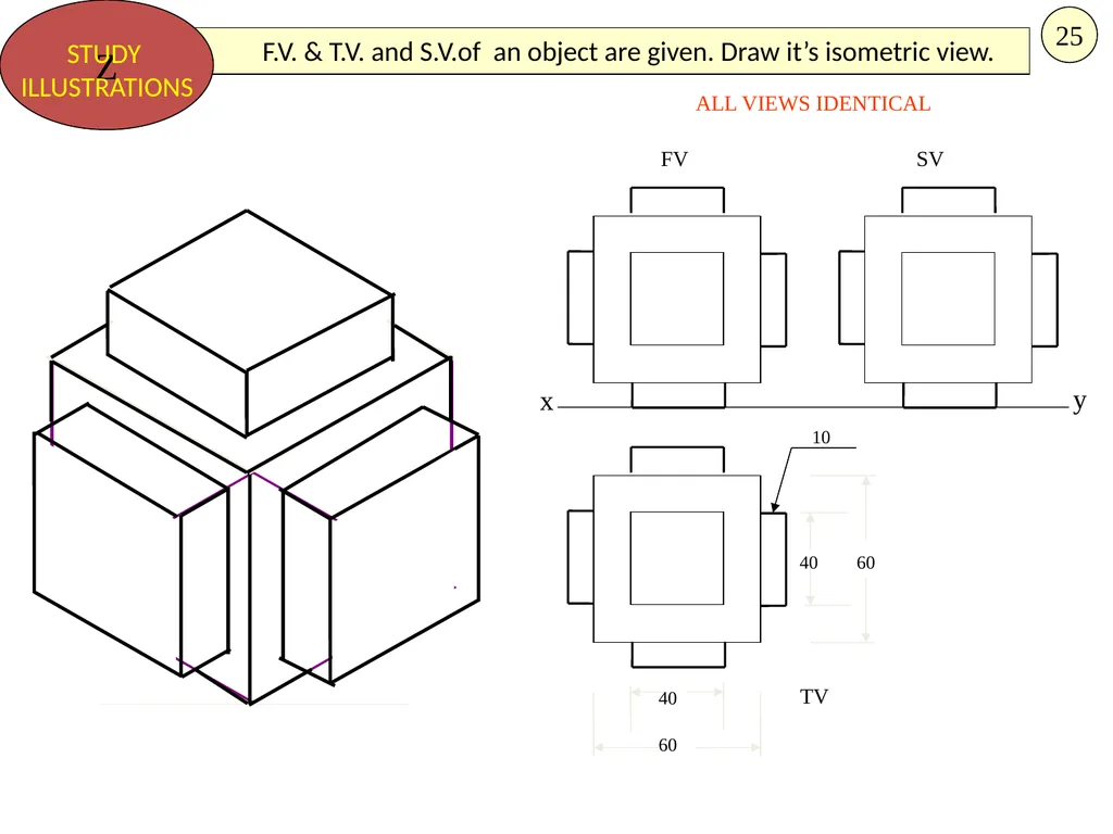 HALF CYLINDER LYING ON H.P. ( with flat face // - slide 18 of 39