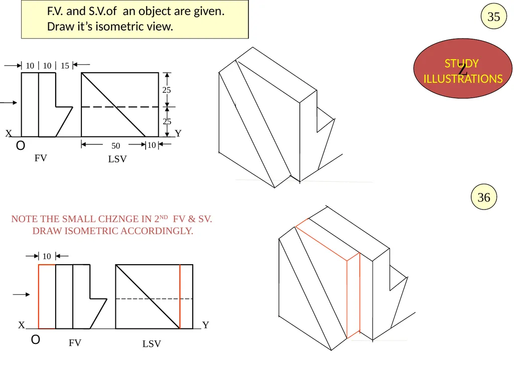HALF CYLINDER LYING ON H.P. ( with flat face // - slide 28 of 39