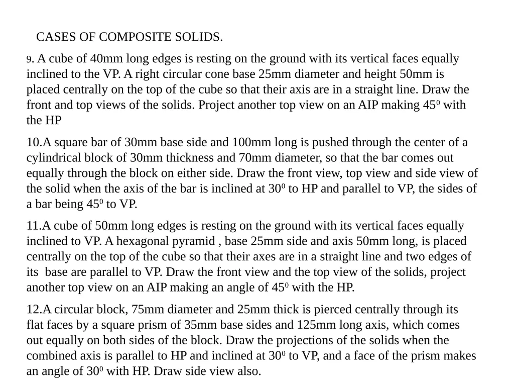 HALF CYLINDER LYING ON H.P. ( with flat face // - slide 36 of 39