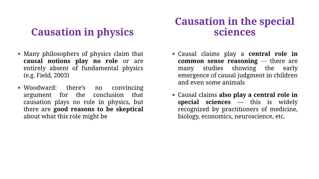 Causation with a Human Face By Jim Woodward - slide 3 of 11