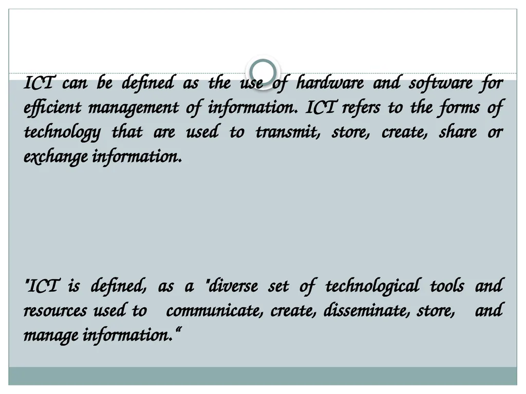 Submitted by Ms. SARITA GULATI ICT Concepts & - slide 10 of 28