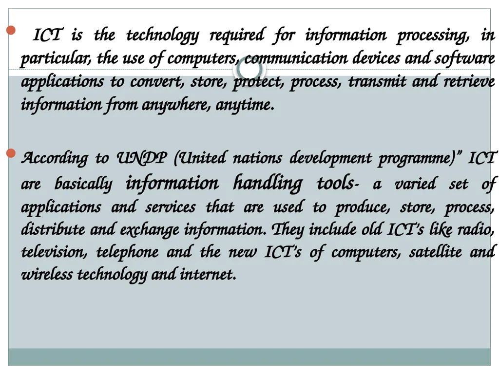 Submitted by Ms. SARITA GULATI ICT Concepts & - slide 11 of 28