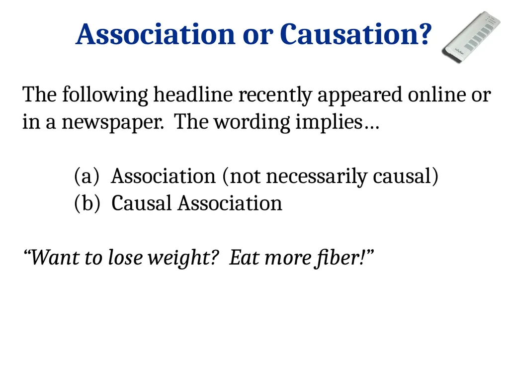 STAT 101: Day 3 Data Collection: Experiments and - slide 8 of 43