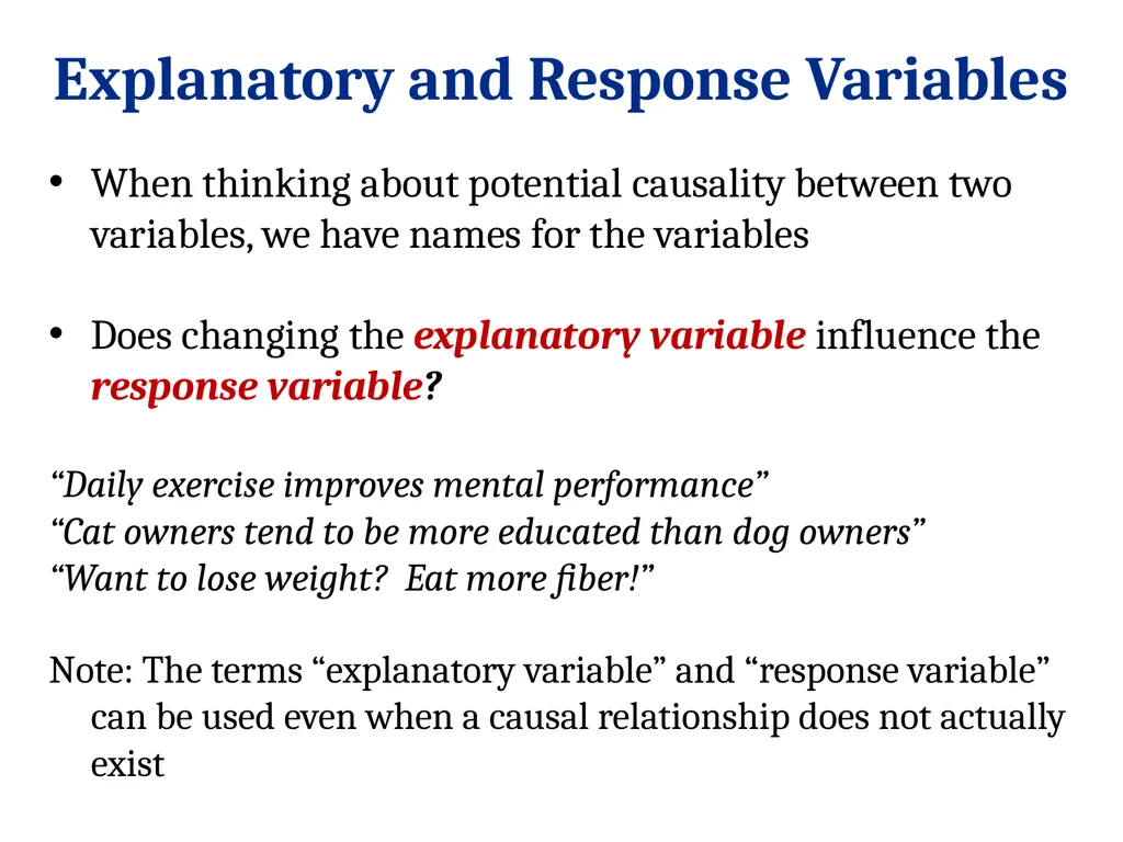STAT 101: Day 3 Data Collection: Experiments and - slide 9 of 43
