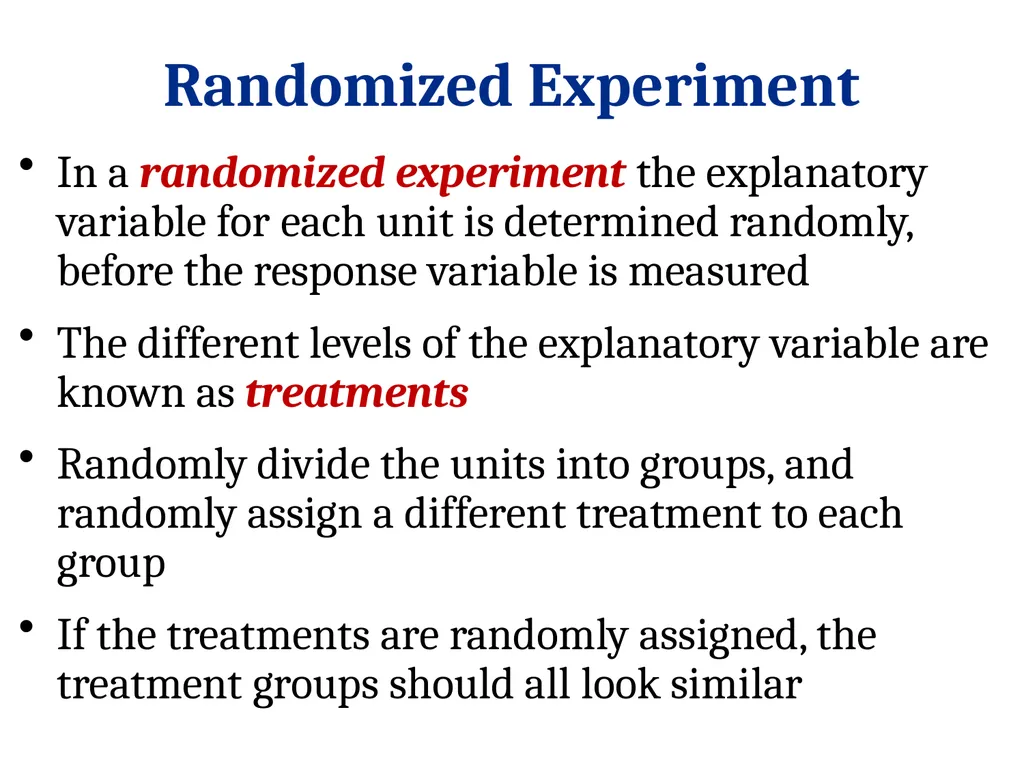 STAT 101: Day 3 Data Collection: Experiments and - slide 25 of 43