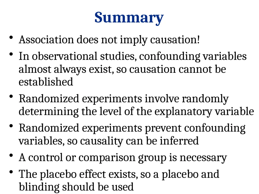 STAT 101: Day 3 Data Collection: Experiments and - slide 41 of 43