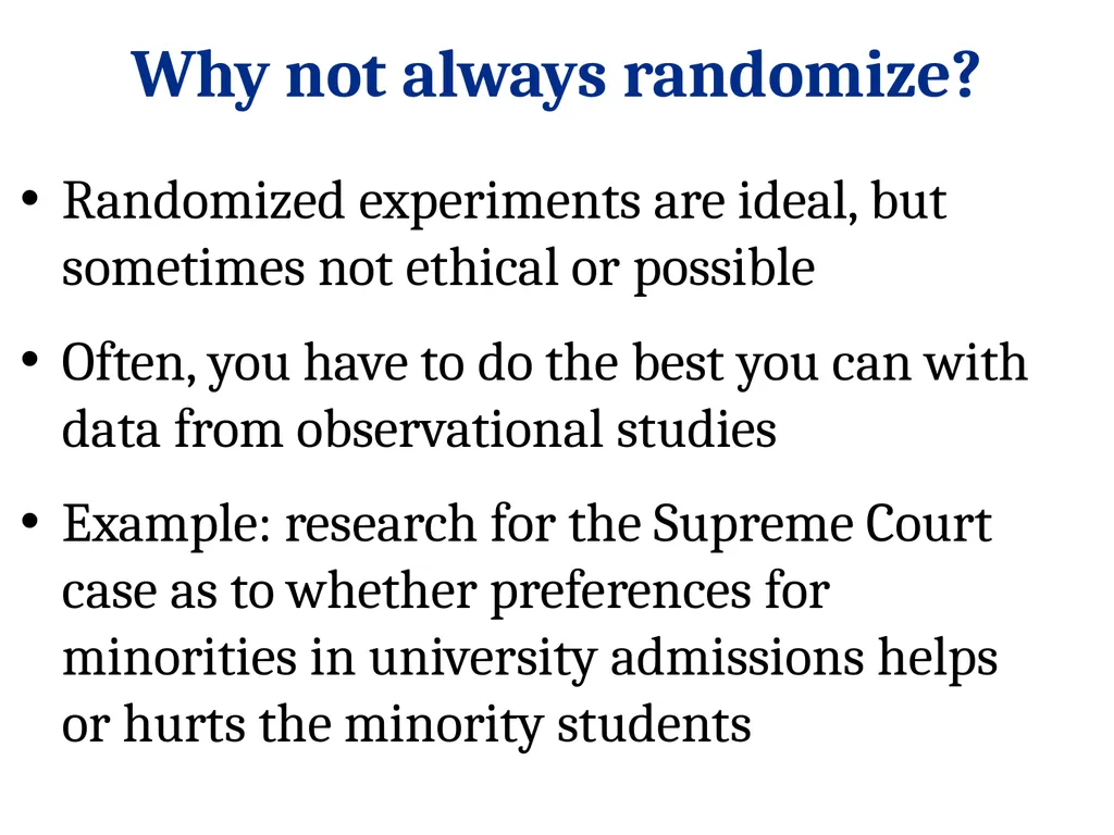 STAT 101: Day 3 Data Collection: Experiments and - slide 37 of 43
