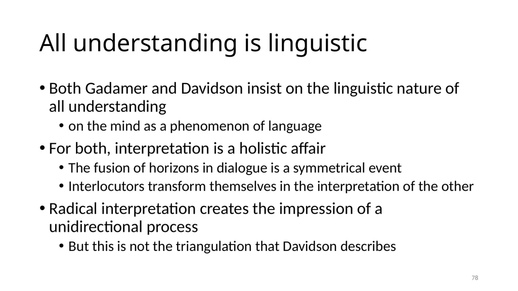 Illuminating Language Interpretation and - slide 78 of 90