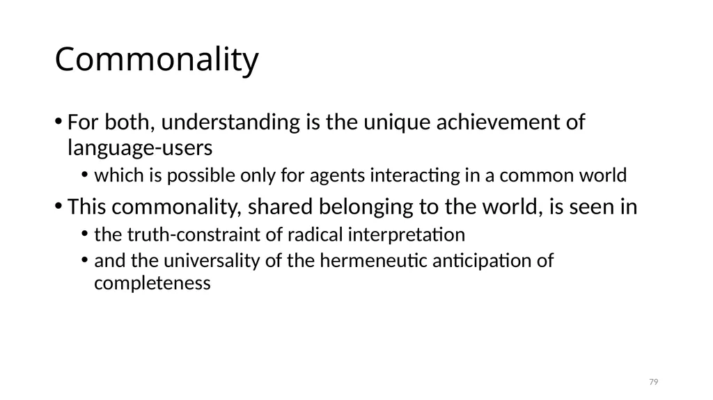 Illuminating Language Interpretation and - slide 79 of 90
