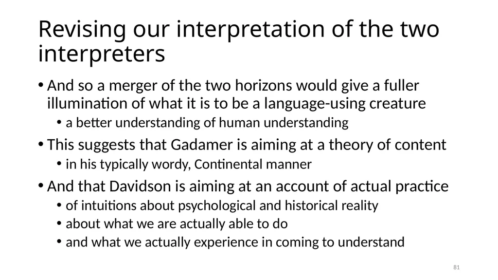 Illuminating Language Interpretation and - slide 81 of 90