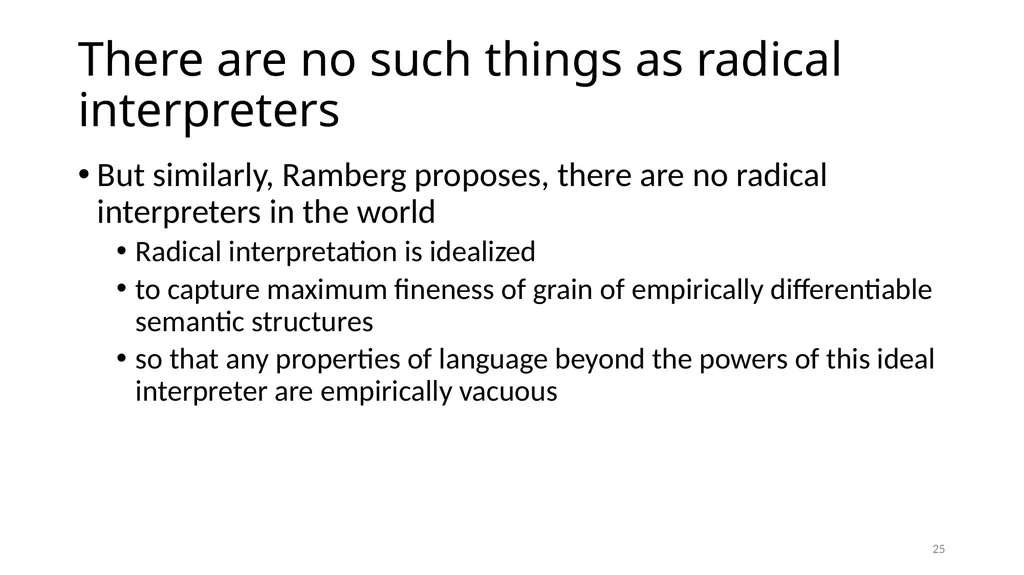Illuminating Language Interpretation and - slide 25 of 90