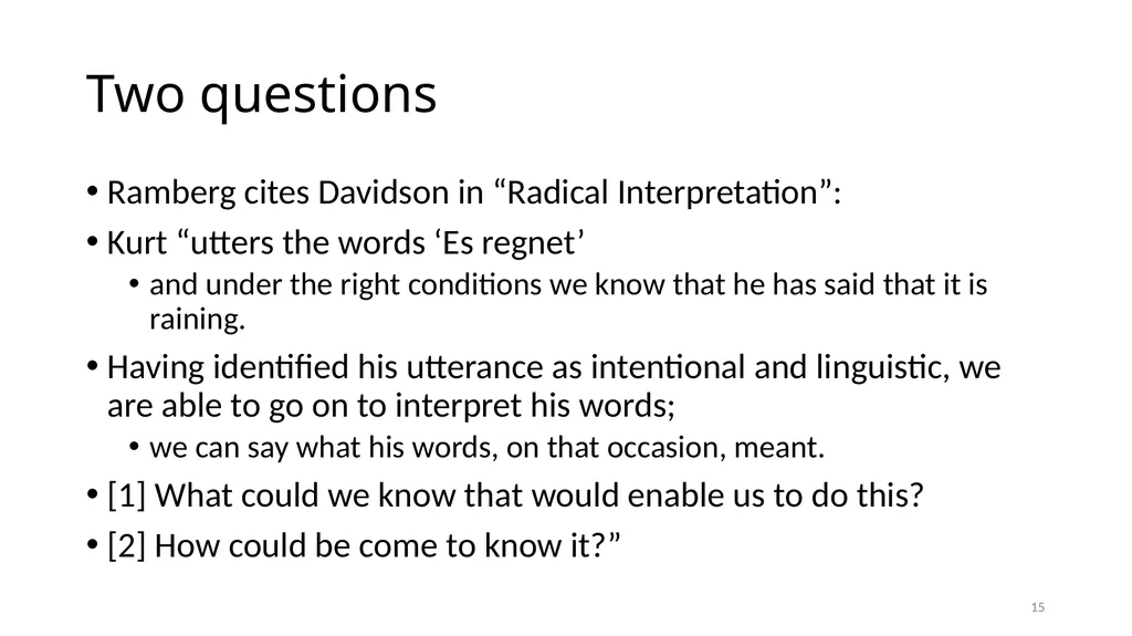 Illuminating Language Interpretation and - slide 15 of 90