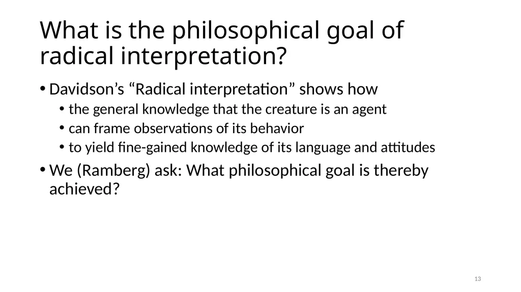 Illuminating Language Interpretation and - slide 13 of 90