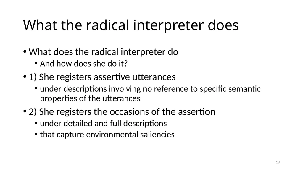 Illuminating Language Interpretation and - slide 18 of 90