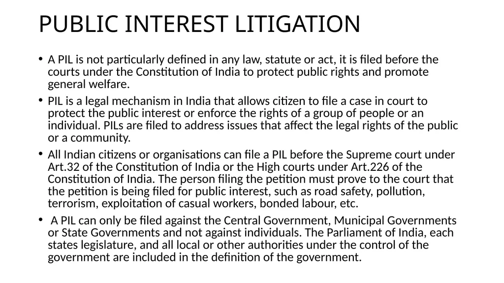 WRIT CONSTITUTION Is it a law/Statute? It is a - slide 24 of 36