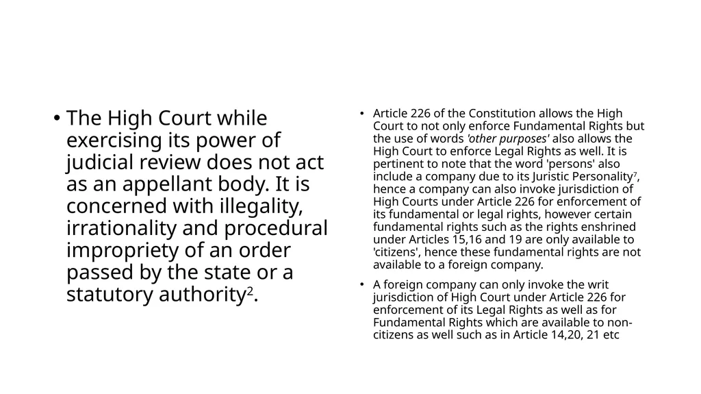 WRIT CONSTITUTION Is it a law/Statute? It is a - slide 35 of 36
