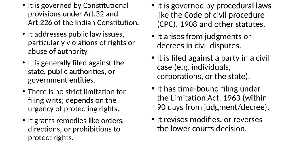 WRIT CONSTITUTION Is it a law/Statute? It is a - slide 32 of 36