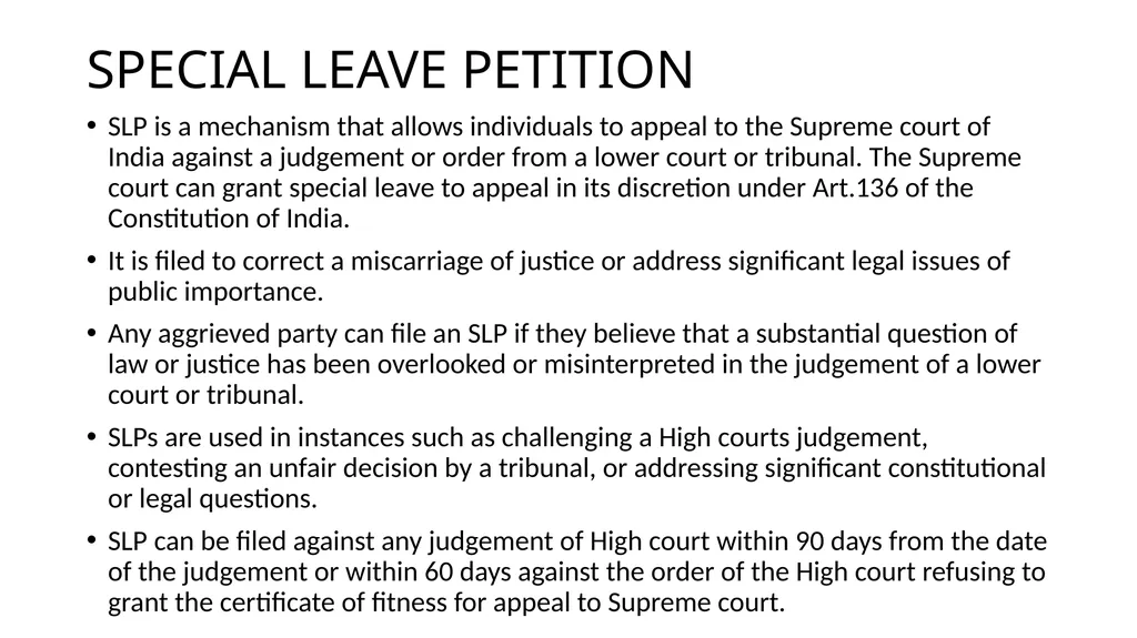 WRIT CONSTITUTION Is it a law/Statute? It is a - slide 27 of 36