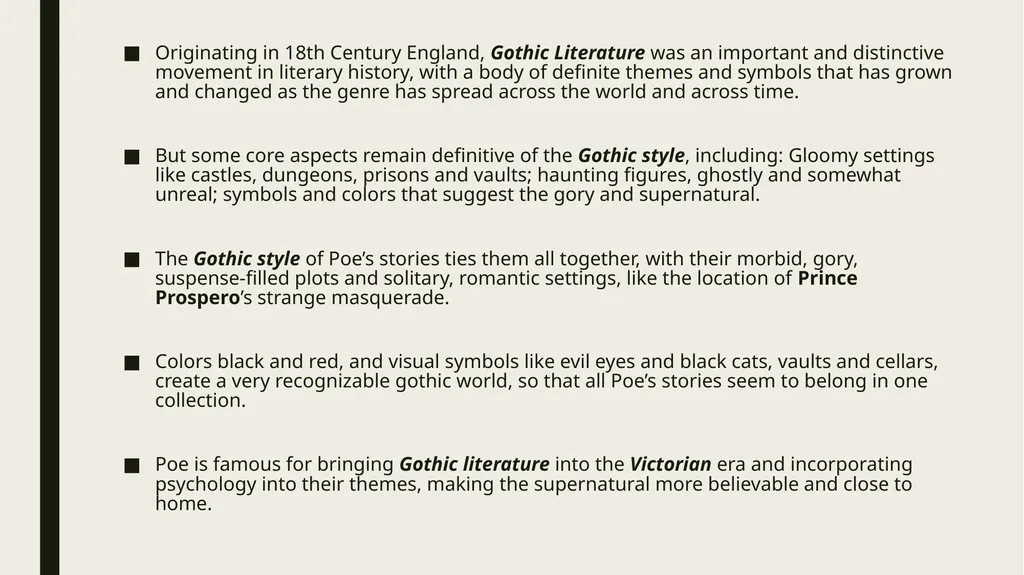 ThE Black cat Edgar Allan Poe Summary Analysis & - slide 25 of 36