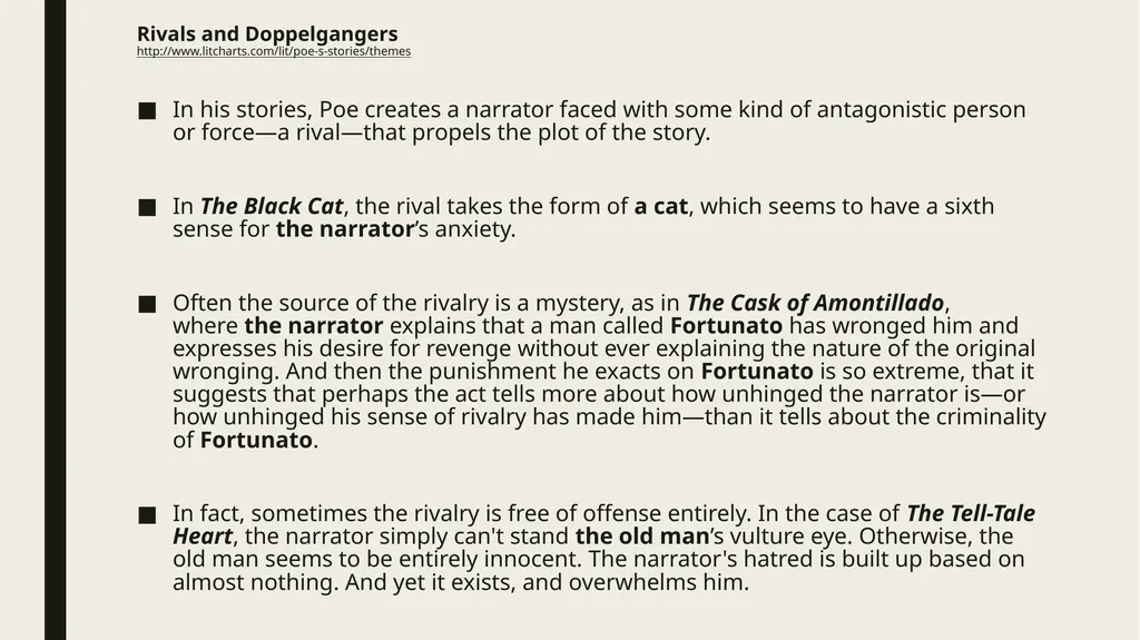 ThE Black cat Edgar Allan Poe Summary Analysis & - slide 27 of 36