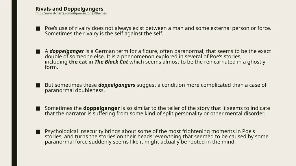 ThE Black cat Edgar Allan Poe Summary Analysis & - slide 28 of 36