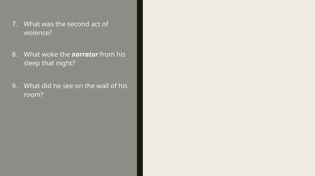 ThE Black cat Edgar Allan Poe Summary Analysis & - slide 32 of 36