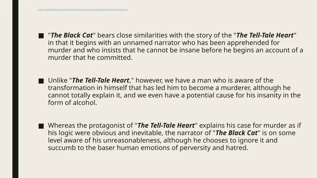 ThE Black cat Edgar Allan Poe Summary Analysis & - slide 19 of 36