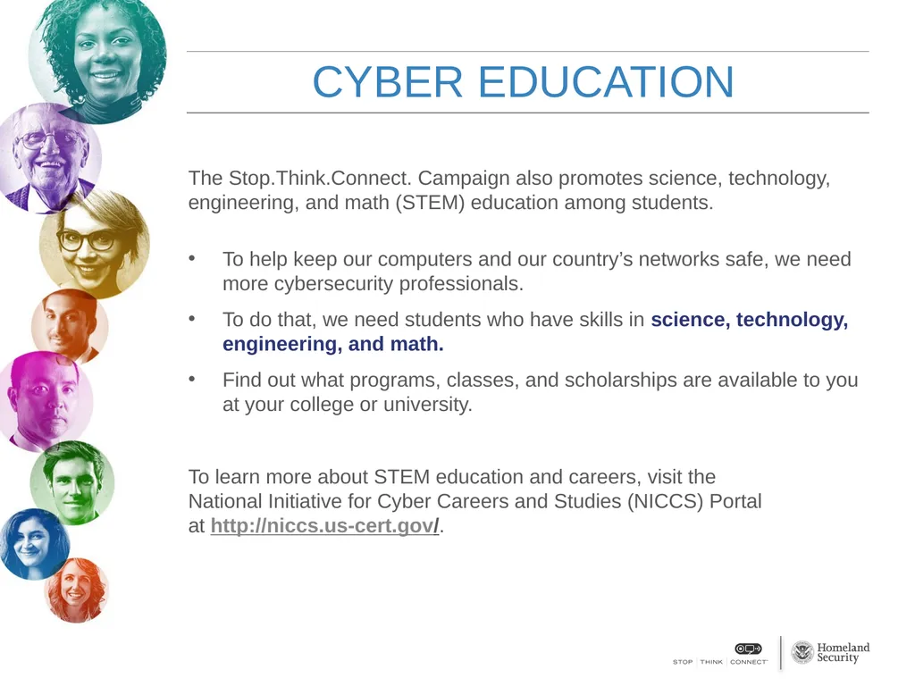 STOP.THINK.CONNECT™ NATIONAL CYBERSECURITY - slide 11 of 13