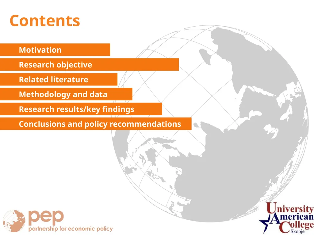 Marjan Petreski University American College - - slide 2 of 22