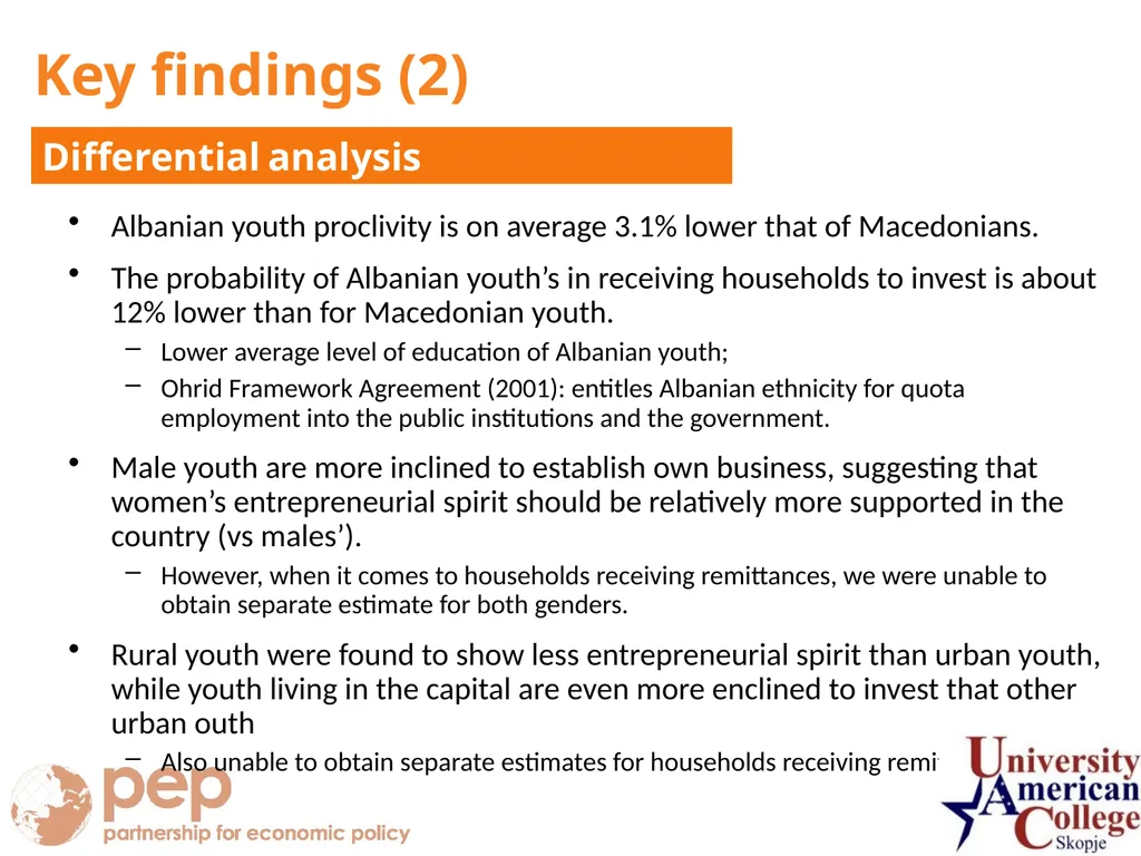 Marjan Petreski University American College - - slide 16 of 22