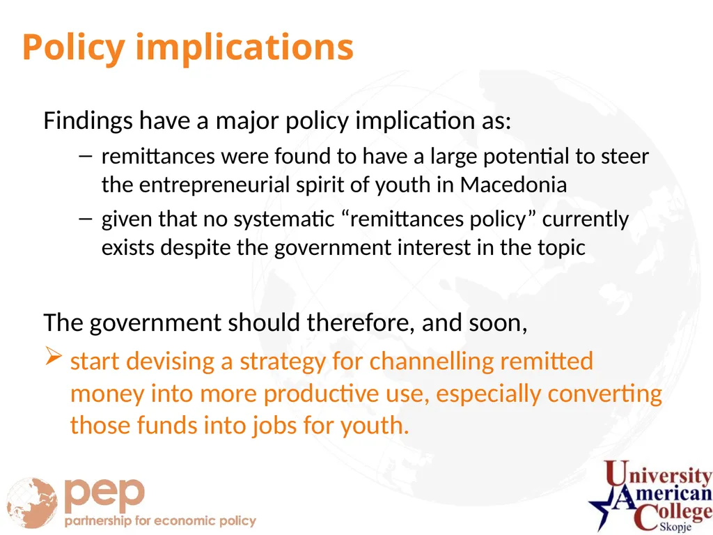 Marjan Petreski University American College - - slide 18 of 22