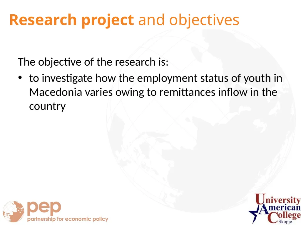 Marjan Petreski University American College - - slide 6 of 22